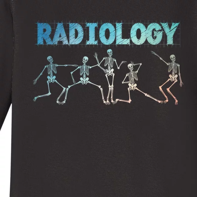 Funny Radiology Art For Women Rad Tech Radiologist Xray Baby Long Sleeve Bodysuit