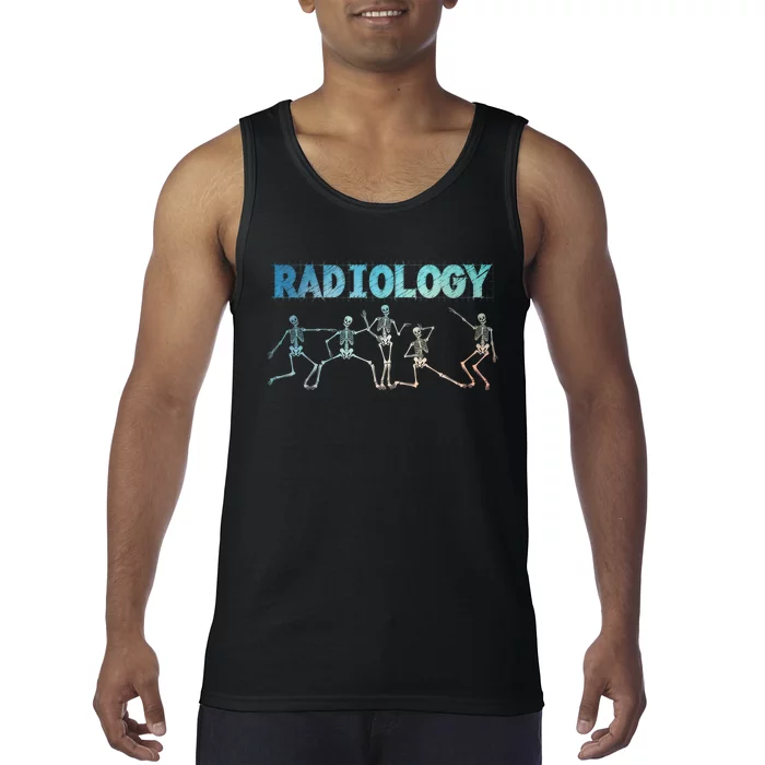 Funny Radiology Art For Women Rad Tech Radiologist Xray Tank Top