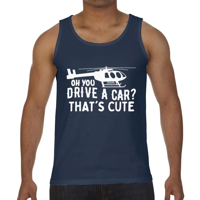 Funny Rotocraft Aviation Helicopter Pilot Comfort Colors® Tank Top