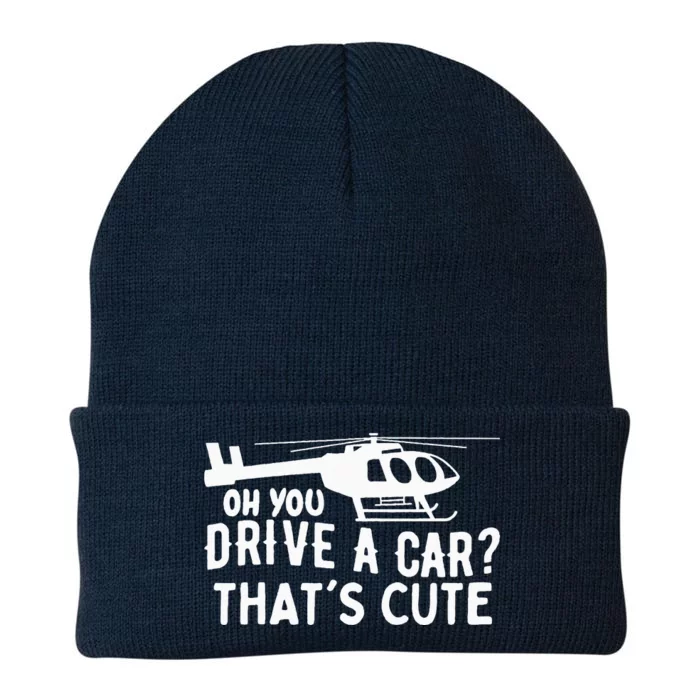 Funny Rotocraft Aviation Helicopter Pilot Knit Cap Winter Beanie