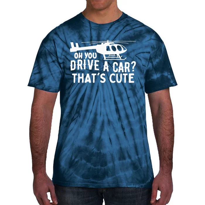 Funny Rotocraft Aviation Helicopter Pilot Tie-Dye T-Shirt