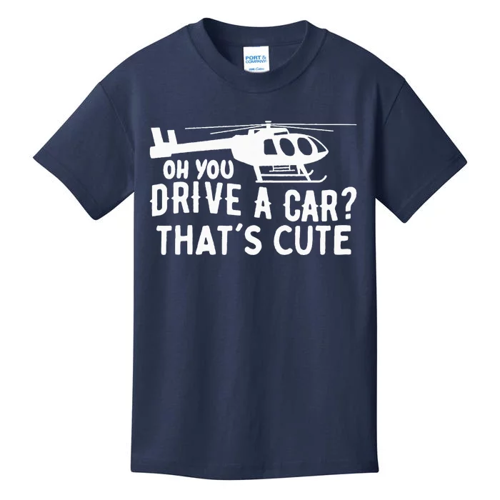 Funny Rotocraft Aviation Helicopter Pilot Kids T-Shirt