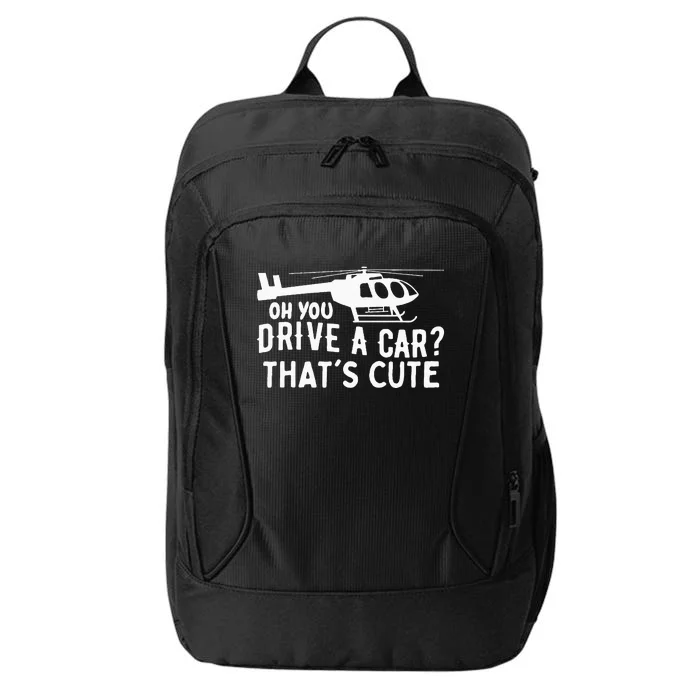 Funny Rotocraft Aviation Helicopter Pilot City Backpack