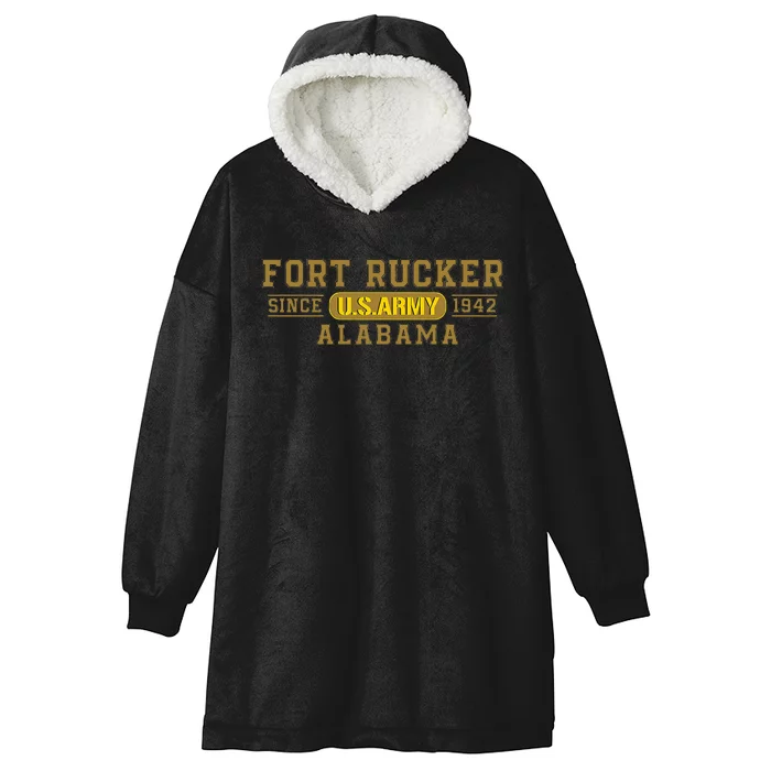 Fort Rucker Alabama Aviation Brigade Hooded Wearable Blanket