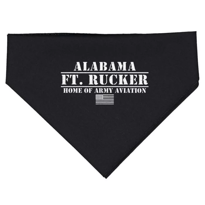 Fort Rucker Army Base Alabama Home Of Army Aviation USA-Made Doggie Bandana