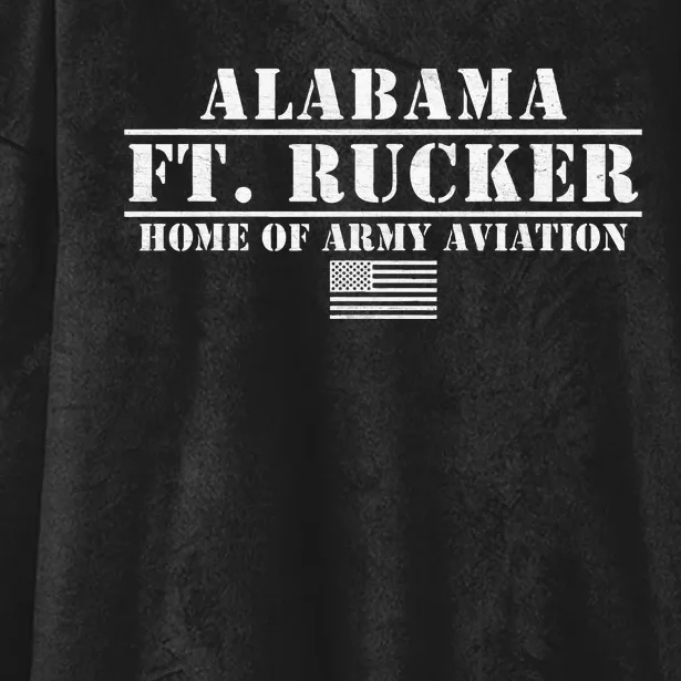 Fort Rucker Army Base Alabama Home Of Army Aviation Hooded Wearable Blanket