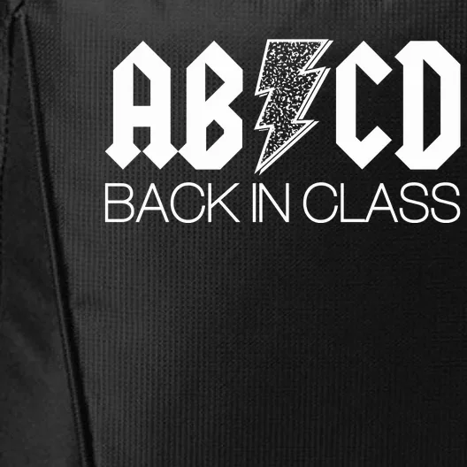 Funny Rocker ABCD Back In Class Back To School City Backpack