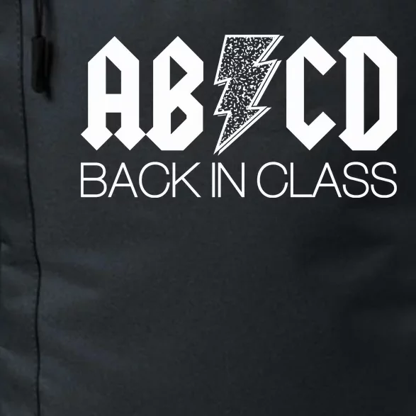 Funny Rocker ABCD Back In Class Back To School Daily Commute Backpack