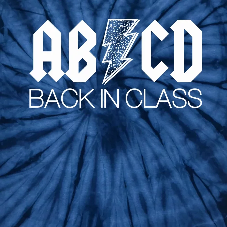 Funny Rocker ABCD Back In Class Back To School Tie-Dye T-Shirt