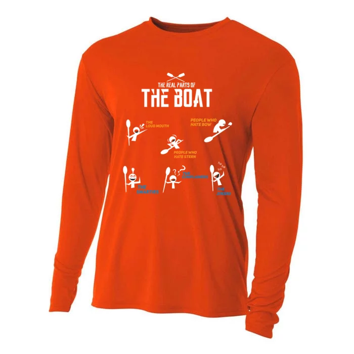 Funny Rowing And Boating Gift Cooling Performance Long Sleeve Crew