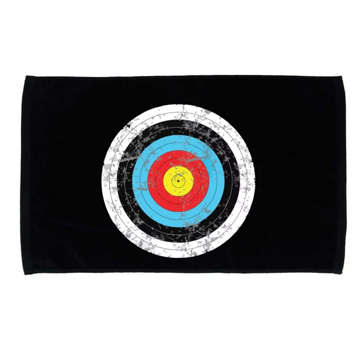 Funny Retro Archery Target Hunter Microfiber Hand Towel