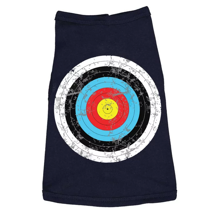 Funny Retro Archery Target Hunter Doggie Tank