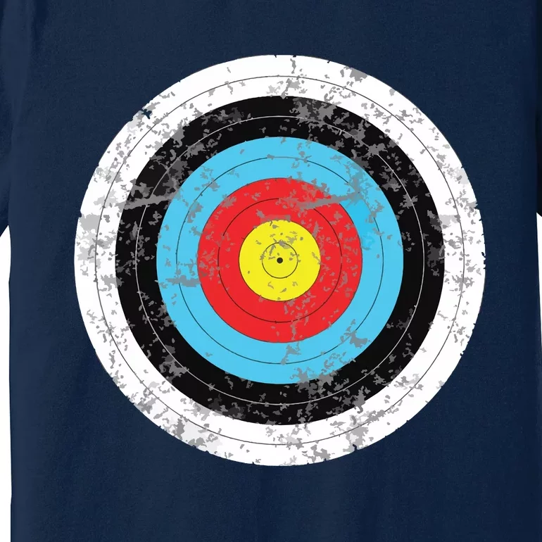 Funny Retro Archery Target Hunter Premium T-Shirt