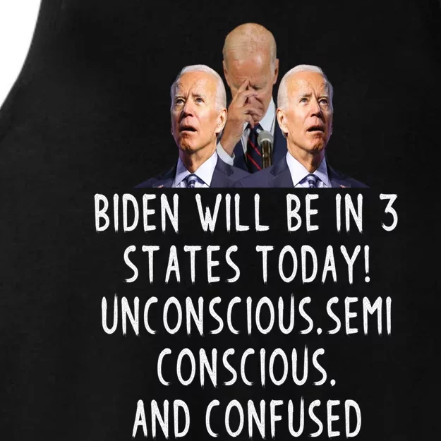 Funny Republican Anti Joe Biden Quote Anti Joe Biden Gift Ladies Tri-Blend Wicking Tank