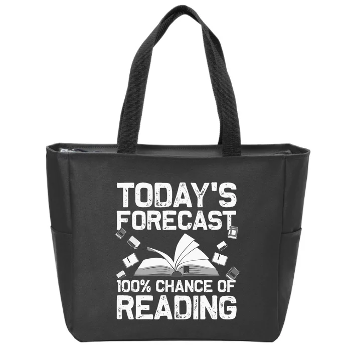 Funny Reading Art For Men Women Bookworm Reading Book Lovers Zip Tote Bag