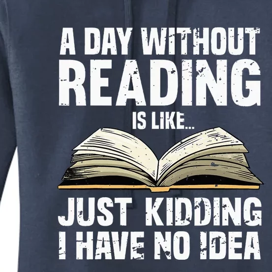 Funny Reading Art For Men Women Reader Book Lover Bookworm Women's Pullover Hoodie