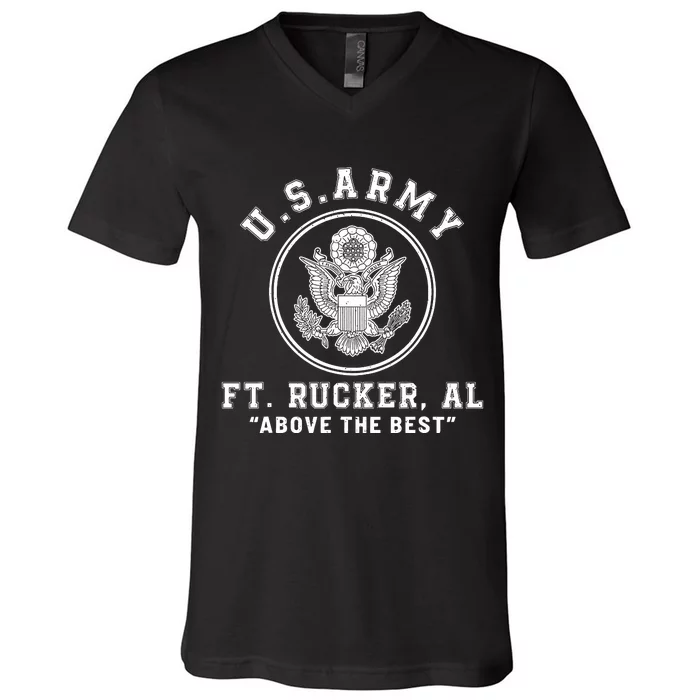 Fort Rucker Aviation Army Base Alabama V-Neck T-Shirt