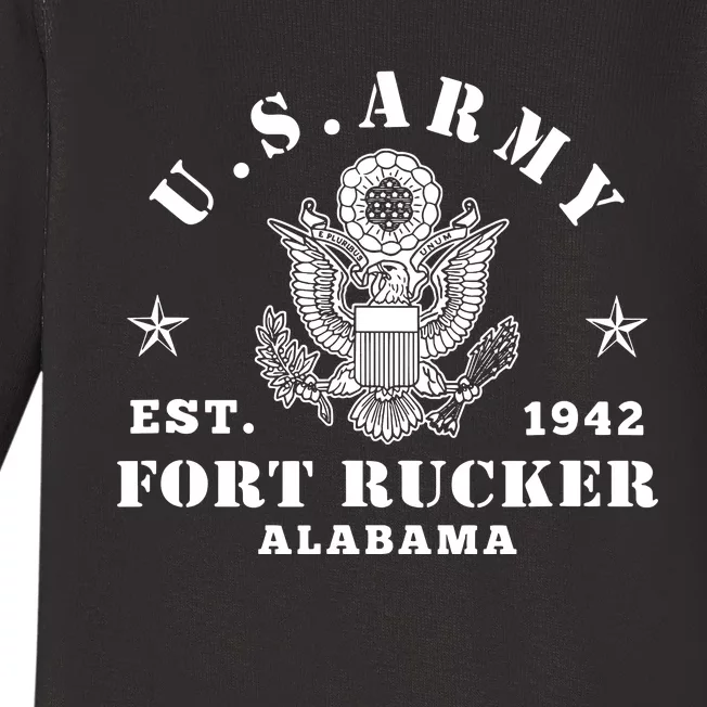 Fort Rucker Alabama Aviation Army Base Baby Long Sleeve Bodysuit