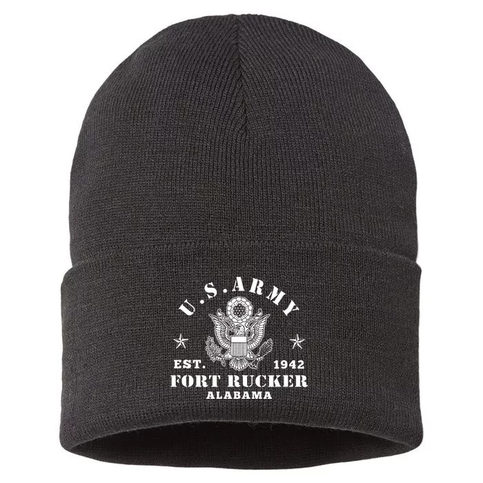 Fort Rucker Alabama Aviation Army Base Sustainable Knit Beanie