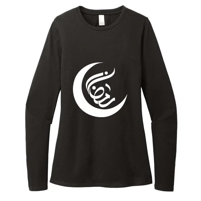 Funny Ramadan Arabic Muslim Gift For Ramadan Mubarak Womens CVC Long Sleeve Shirt