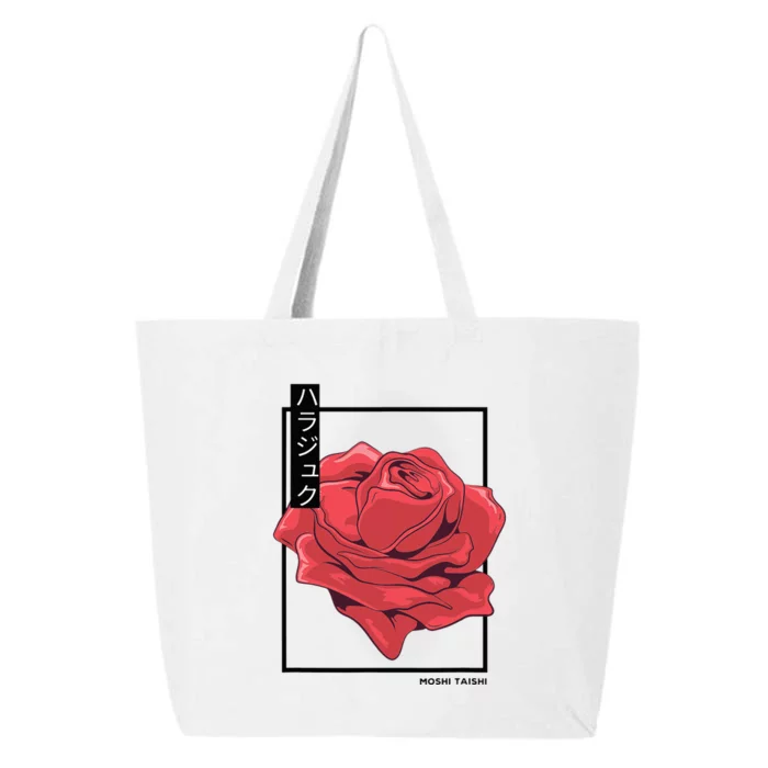 Floral Rose Art Japanese Flower Aesthetic Fashion 25L Jumbo Tote