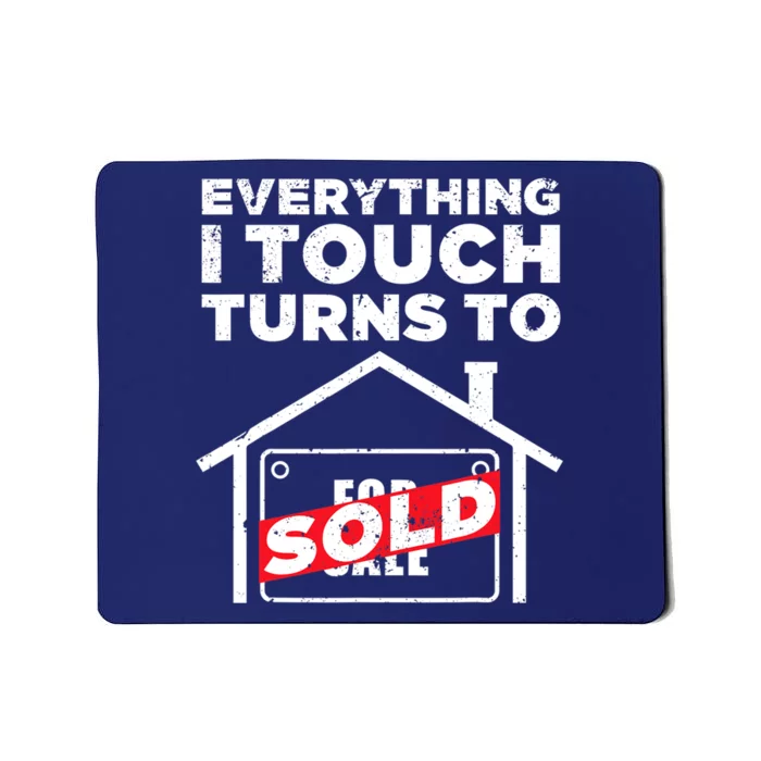 Funny Realtor Art Real Estate Agent Broker Design Mousepad