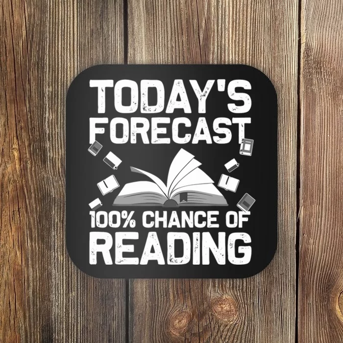 Funny Reading Art For  Wo Bookworm Reading Book Lovers Coaster