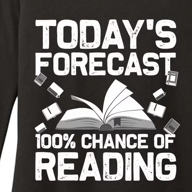 Funny Reading Art For  Wo Bookworm Reading Book Lovers Womens CVC Long Sleeve Shirt