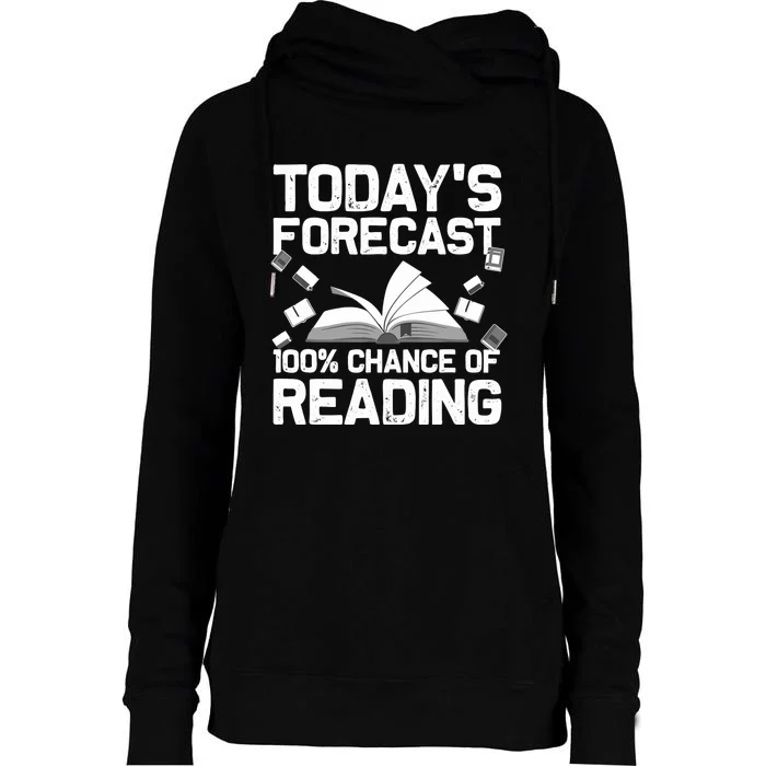 Funny Reading Art For  Wo Bookworm Reading Book Lovers Womens Funnel Neck Pullover Hood