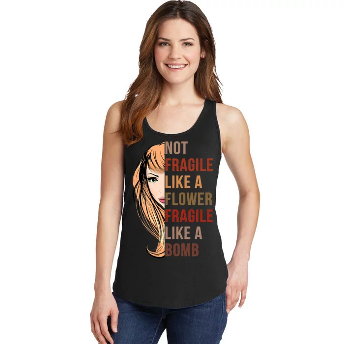 Fragile Like A Bomb Ladies Essential Tank