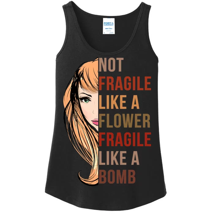 Fragile Like A Bomb Ladies Essential Tank