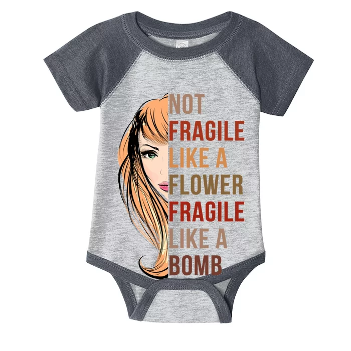 Fragile Like A Bomb Infant Baby Jersey Bodysuit