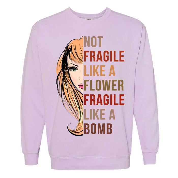 Fragile Like A Bomb Garment-Dyed Sweatshirt