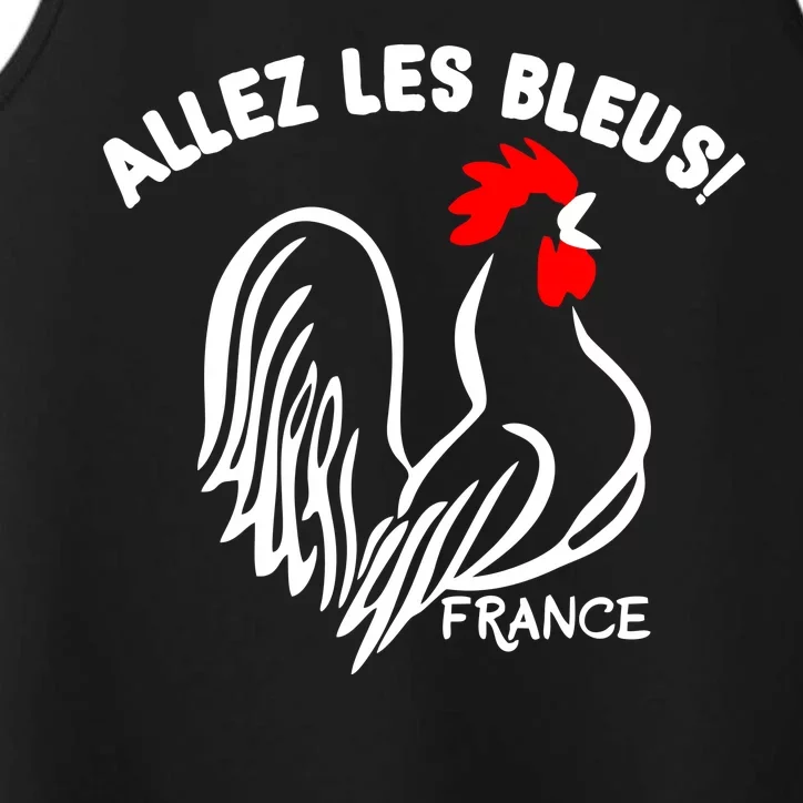 France Soccer Allez Les Bleus World Performance Tank