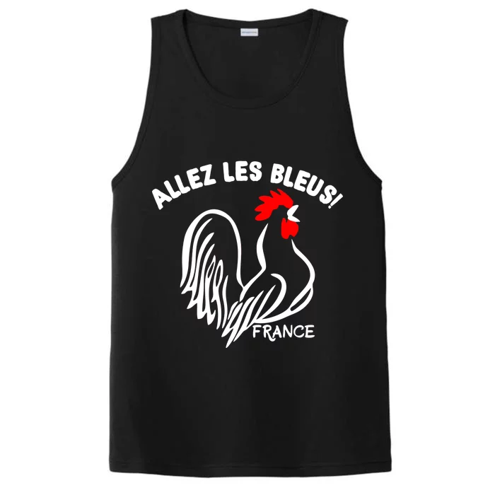 France Soccer Allez Les Bleus World Performance Tank