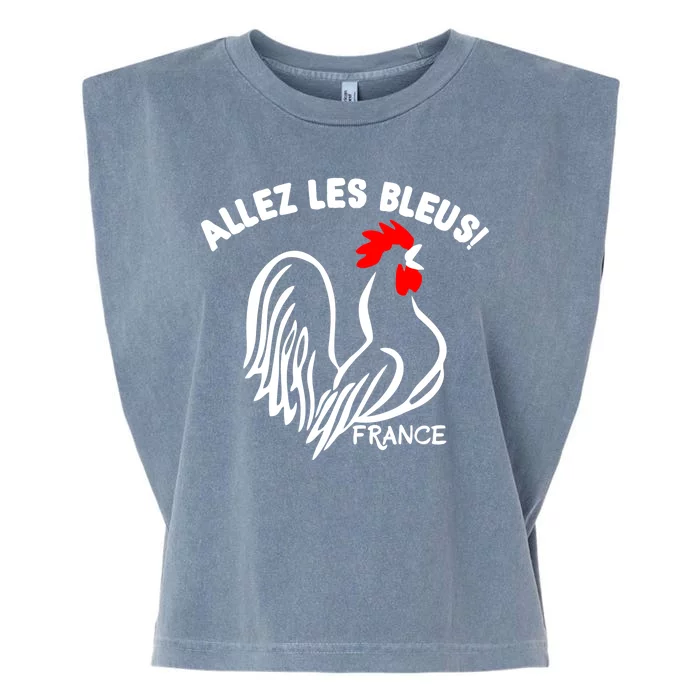 France Soccer Allez Les Bleus World Garment-Dyed Women's Muscle Tee