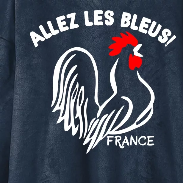 France Soccer Allez Les Bleus World Hooded Wearable Blanket