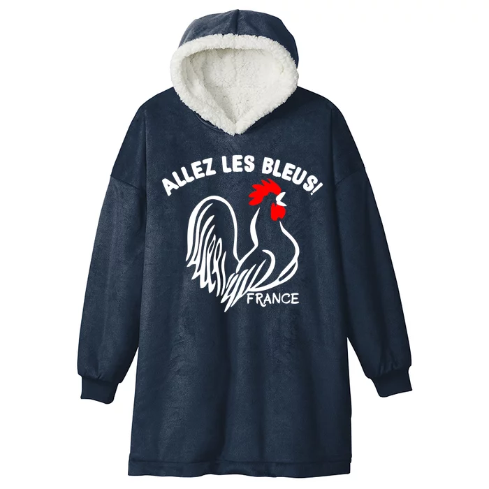 France Soccer Allez Les Bleus World Hooded Wearable Blanket