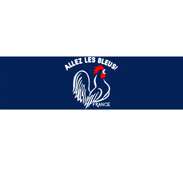 France Soccer Allez Les Bleus World Bumper Sticker