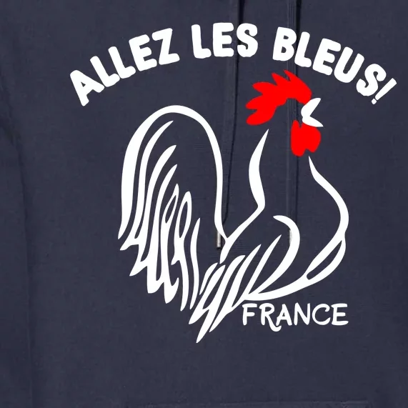 France Soccer Allez Les Bleus World Premium Hoodie