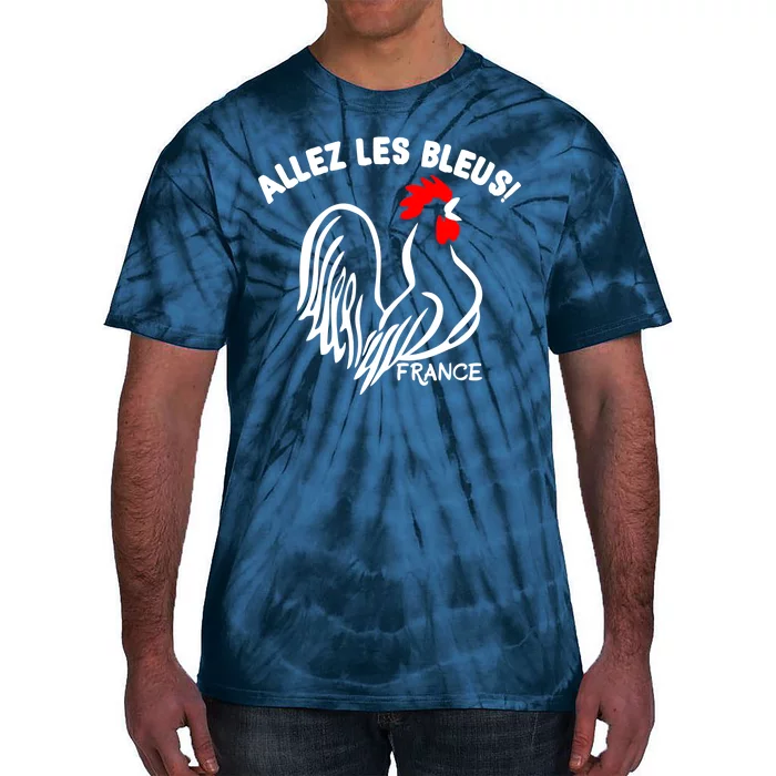 France Soccer Allez Les Bleus World Tie-Dye T-Shirt