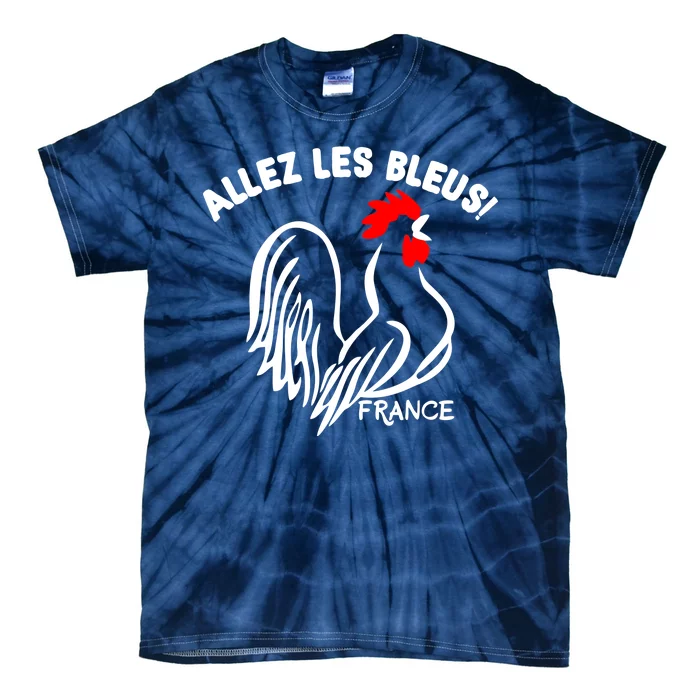 France Soccer Allez Les Bleus World Tie-Dye T-Shirt