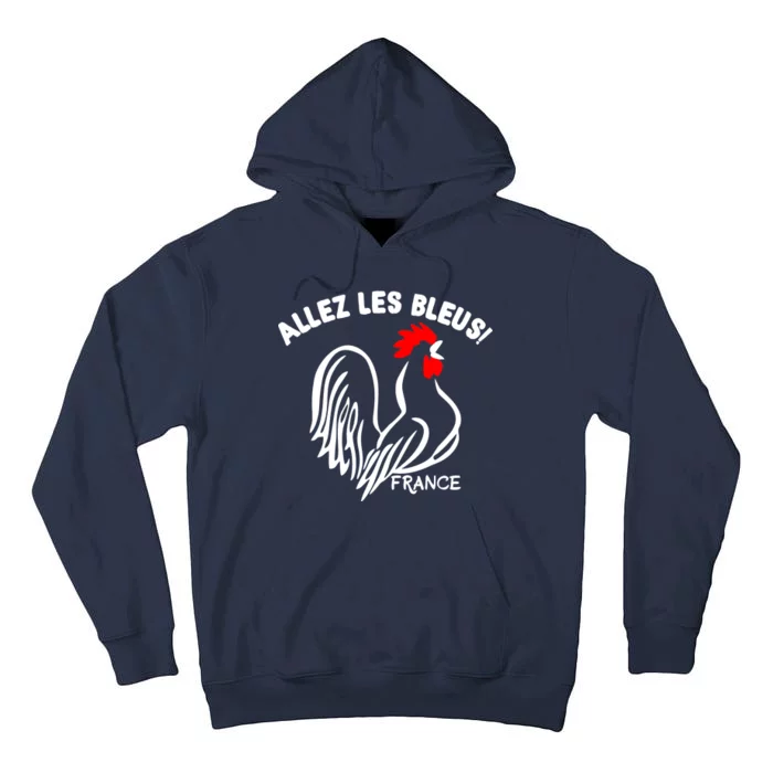 France Soccer Allez Les Bleus World Tall Hoodie