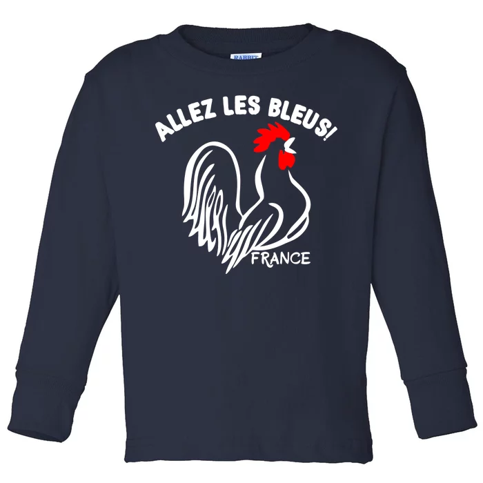 France Soccer Allez Les Bleus World Toddler Long Sleeve Shirt