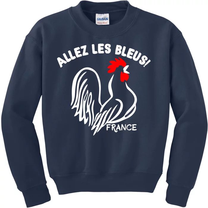 France Soccer Allez Les Bleus World Kids Sweatshirt