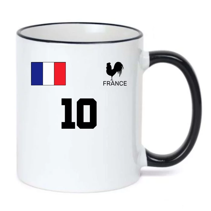 France Soccer Jersey Black Color Changing Mug