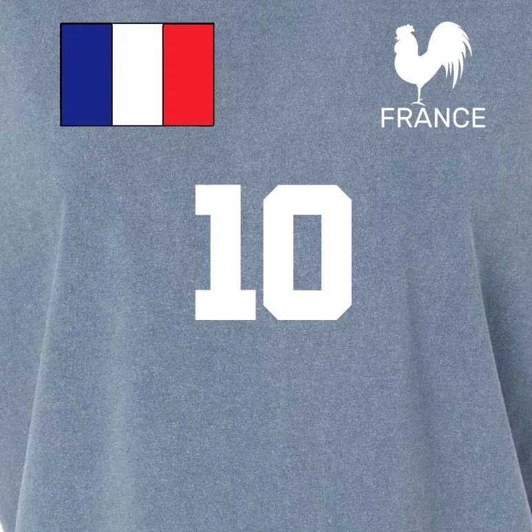 France Soccer Jersey Garment-Dyed Women's Muscle Tee