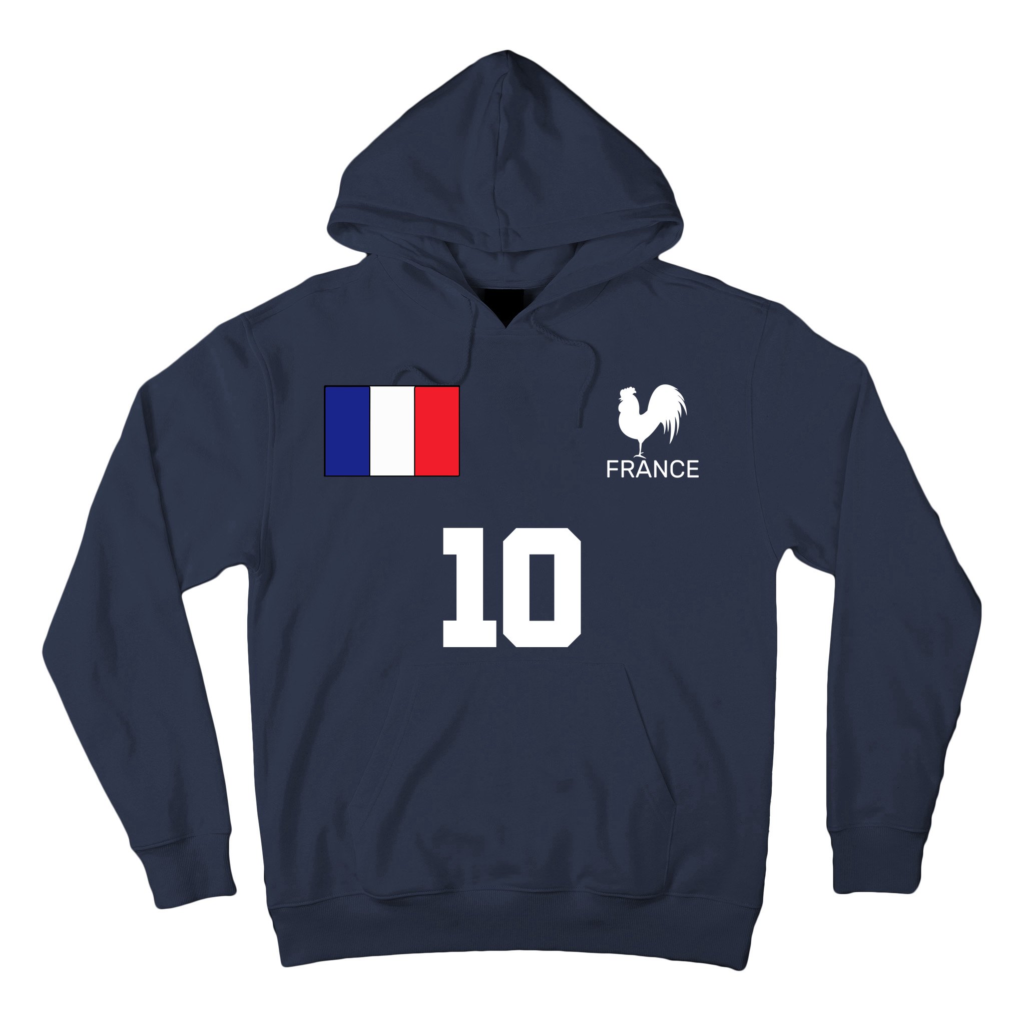 Teeshirtpalace France Soccer Jersey Hoodie