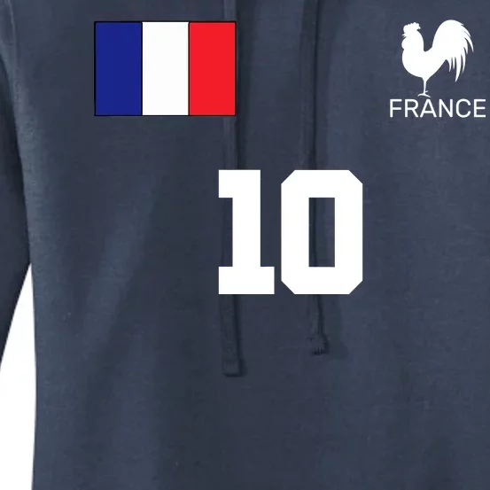 France Soccer Jersey Women's Pullover Hoodie