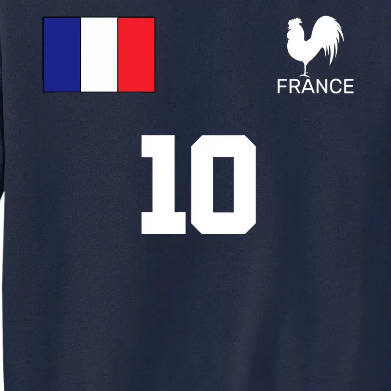 France Soccer Jersey Tall Sweatshirt